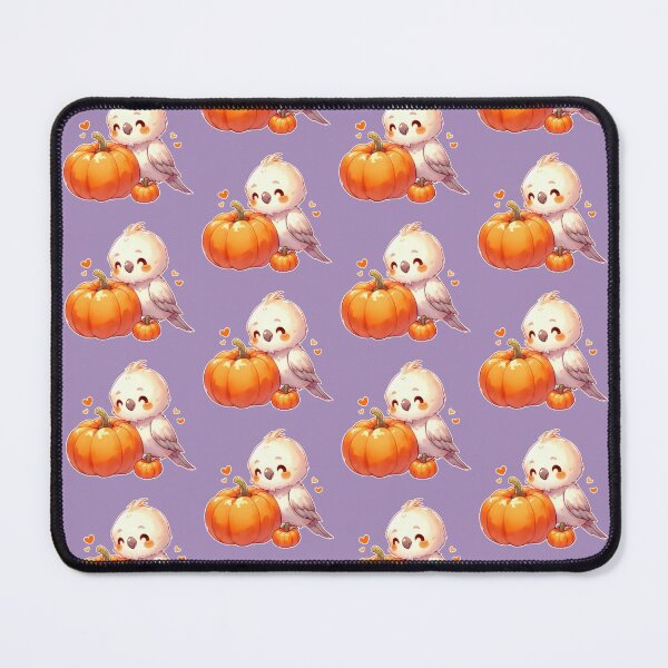 Item preview, Autumn Pumpkin Parrot – Cute Tropical Fall Bird Illustration designed and sold by Sugar Wisdom .