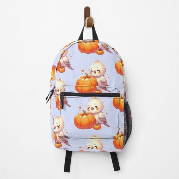 Item preview, Autumn Pumpkin Parrot – Cute Tropical Fall Bird Illustration designed and sold by Sugar Wisdom .
