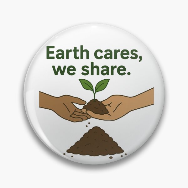 Item preview, Earth Cares, We Share – Tough Kraut Seedling Sharing Design designed and sold by ToughKraut.