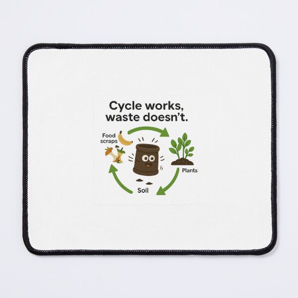 Item preview, Cycle Works, Waste Doesn’t – Tough Kraut Compost Loop Design designed and sold by ToughKraut.