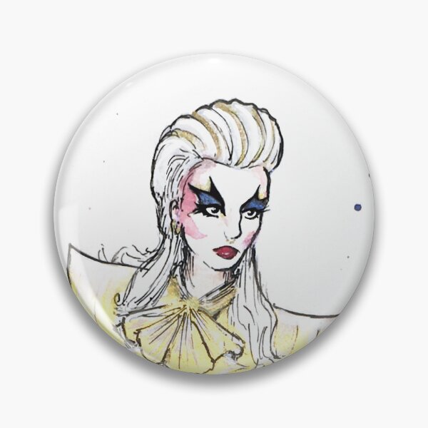 Item preview, Elips, a golden queen, watercolor designed and sold by CleyVonSlay.