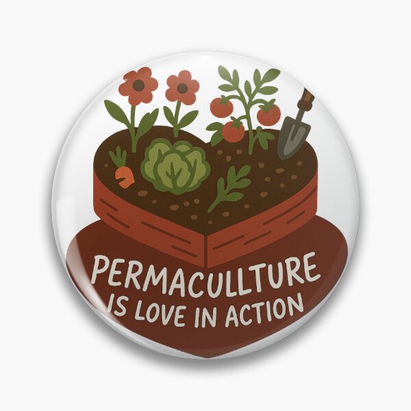 Item preview, Permaculture Is Love in Action – Tough Kraut Garden Bed Heart designed and sold by ToughKraut.