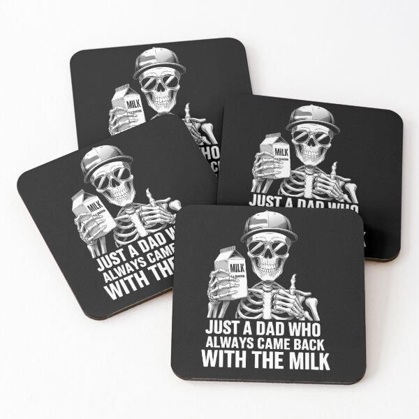 Item preview, Just a dad who always came back proudly with the milk holding joke - Funny Skeleton Sunglasses designed and sold by SkeletonsDanger.