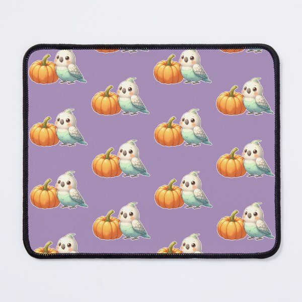 Item preview, Autumn Pumpkin Parrot – Cute Tropical Fall Bird Illustration designed and sold by Sugar Wisdom .