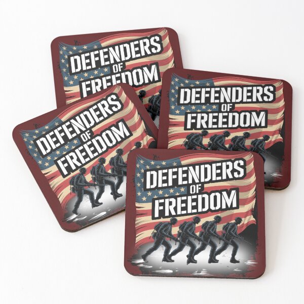 Item preview, Defenders of Freedom – Patriotic Soldier Silhouette designed and sold by GENX-AUTISM-DAD.