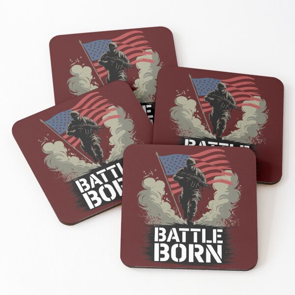 Item preview, Battle Born – Patriotic Soldier Design designed and sold by GENX-AUTISM-DAD.