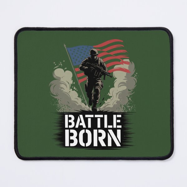 Item preview, Battle Born – Patriotic Soldier Design designed and sold by GENX-AUTISM-DAD.