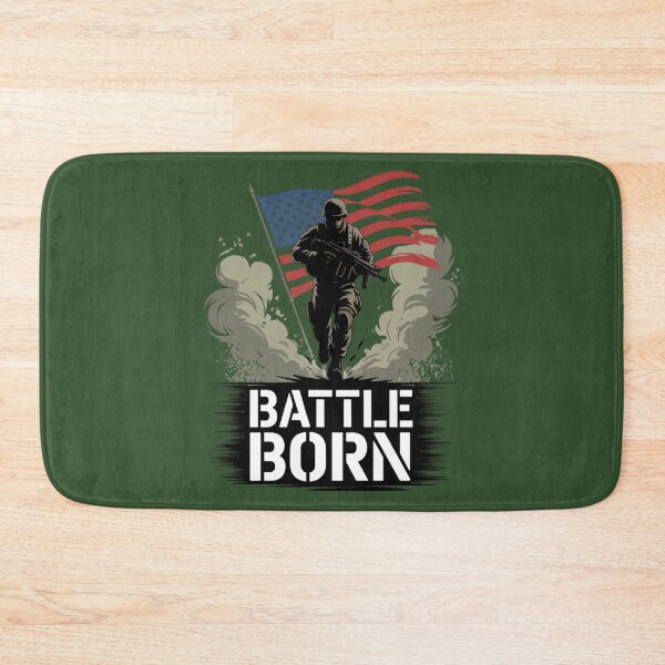 Item preview, Battle Born – Patriotic Soldier Design designed and sold by GENX-AUTISM-DAD.