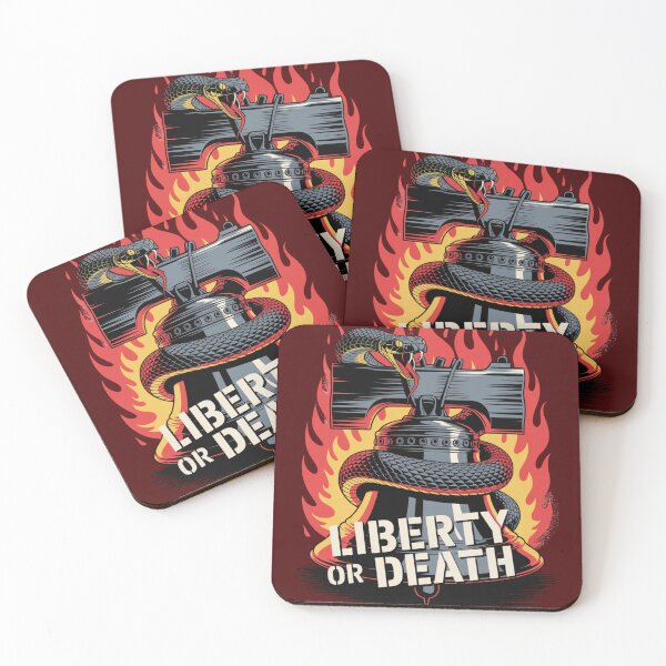 Item preview, Liberty or Death – Patriot Rattlesnake Emblem designed and sold by GENX-AUTISM-DAD.