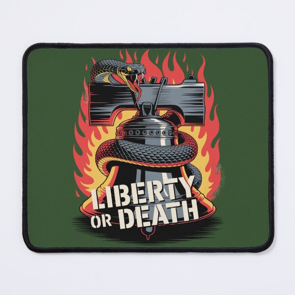 Item preview, Liberty or Death – Patriot Rattlesnake Emblem designed and sold by GENX-AUTISM-DAD.