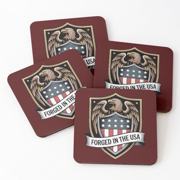 Item preview, Forged Eagle Crest – Patriotic Insignia designed and sold by GENX-AUTISM-DAD.