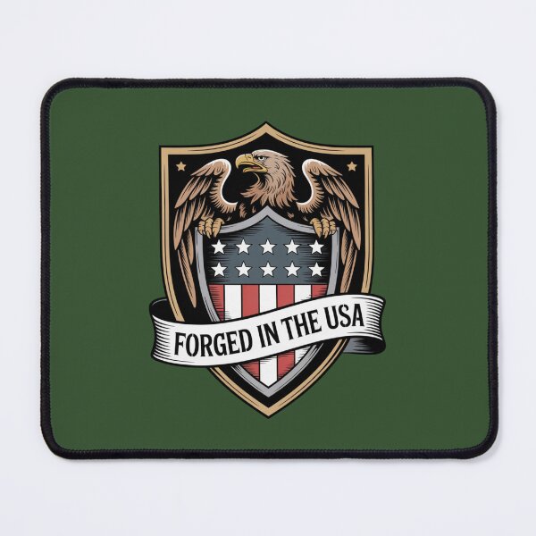 Item preview, Forged Eagle Crest – Patriotic Insignia designed and sold by GENX-AUTISM-DAD.