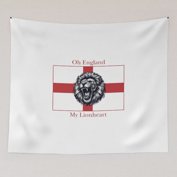 Item preview, England My Lionheart Cross of St George Flag designed and sold by PurebloodDesign.