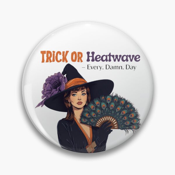 Item preview, Trick or Heatwave – Funny Menopause Witch WDNC Design designed and sold by jelonkaa.