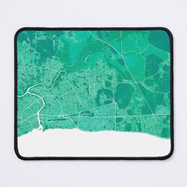 Item preview, Santo Domingo Este City Map of Dominican Republic - Watercolor designed and sold by deMAP.