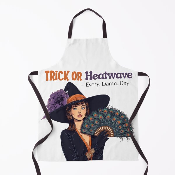 Item preview, Trick or Heatwave – Funny Menopause Witch WDNC Design designed and sold by jelonkaa.
