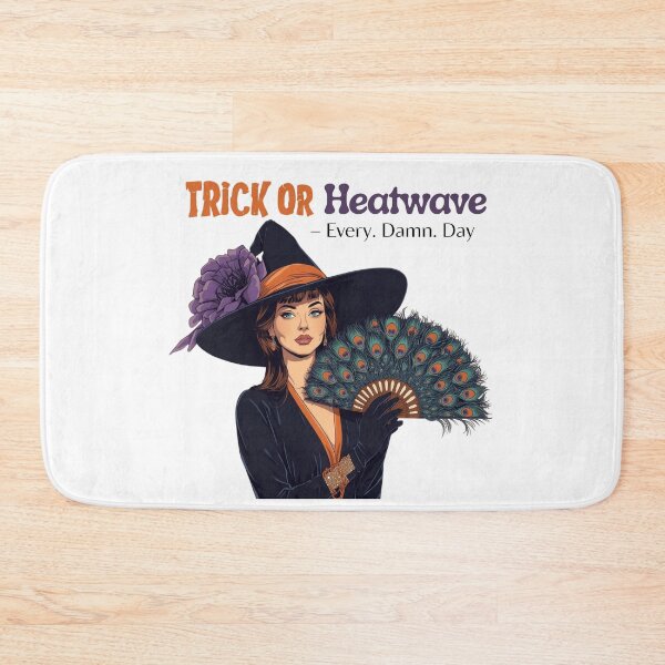 Item preview, Trick or Heatwave – Funny Menopause Witch WDNC Design designed and sold by jelonkaa.