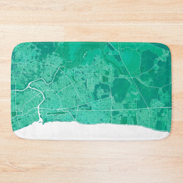 Item preview, Santo Domingo Este City Map of Dominican Republic - Watercolor designed and sold by deMAP.