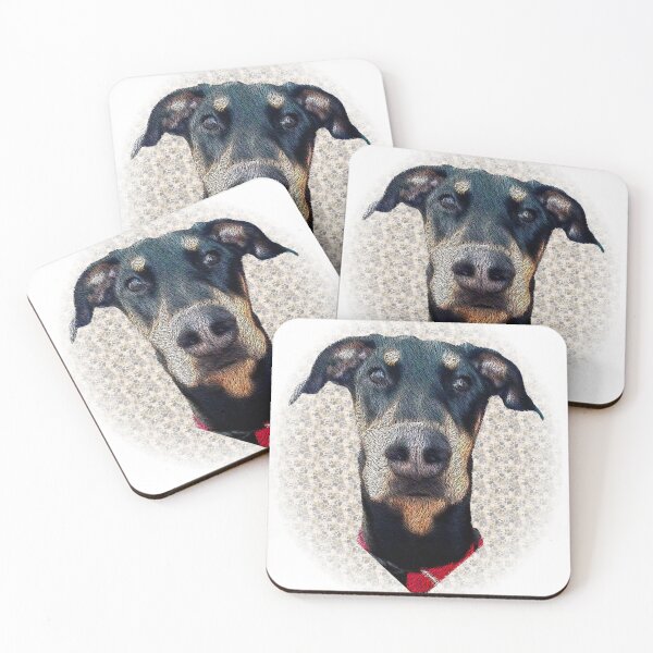 Item preview,  Dobie - Doberman T-shirt Stickers, Mugs, Posters designed and sold by suerussoart.