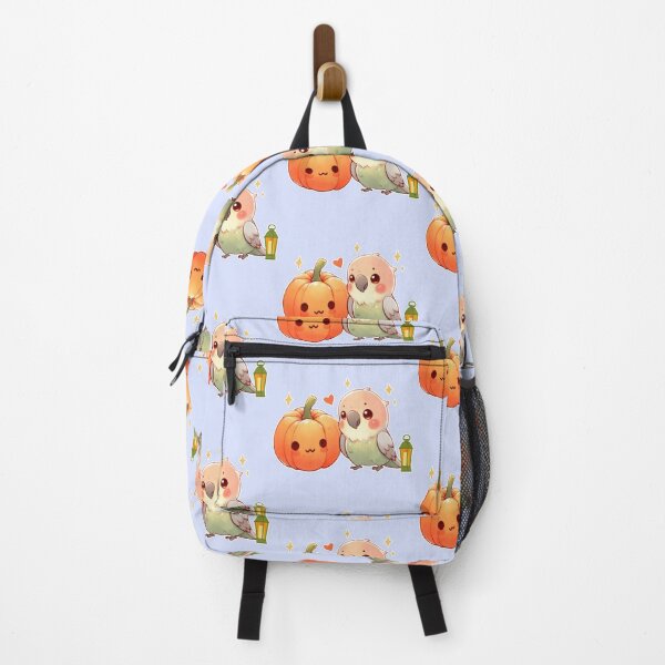Item preview, Autumn Pumpkin Parrot – Cute Tropical Fall Bird Illustration designed and sold by Sugar Wisdom .