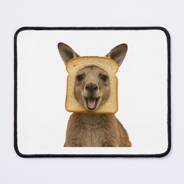Item preview, Kangaroo bread pizza funny weird prank meme cute happy christmas birthday gift designed and sold by CheeseBlueprint.