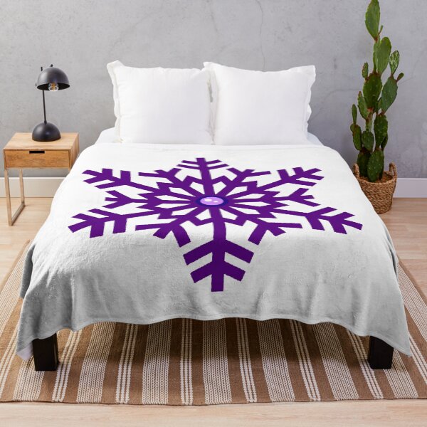 Item preview, Purple snowflake designed and sold by ArthureCendre.