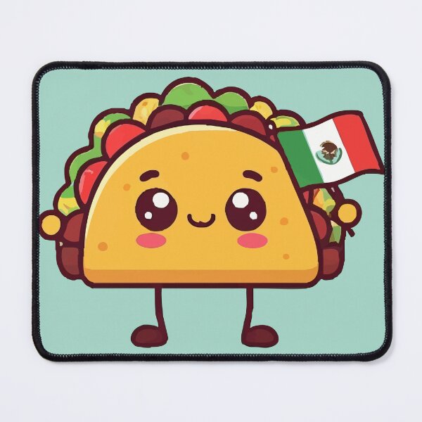 Item preview, Mexican flag Funny Taco designed and sold by Uglyandcute.
