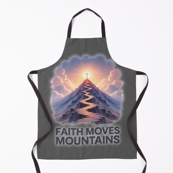 Item preview, Faith Moves Mountains – Christian Uplift designed and sold by GENX-AUTISM-DAD.