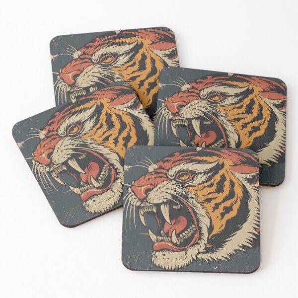 Item preview, A VINTAGE JAPANESE TIGER designed and sold by infinitearte.