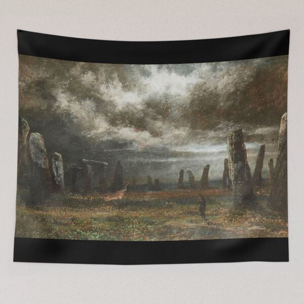 Item preview,  Stonehenge by Moonlight - David Cox (1783-1859) designed and sold by Vintage Designs +.