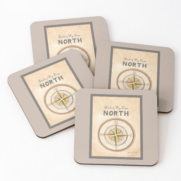 Item preview, True North - watercolor illustration designed and sold by Annie Mason Art.