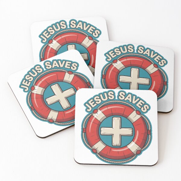 Item preview, Jesus Saves – Lifebuoy Faith Shirt designed and sold by GENX-AUTISM-DAD.
