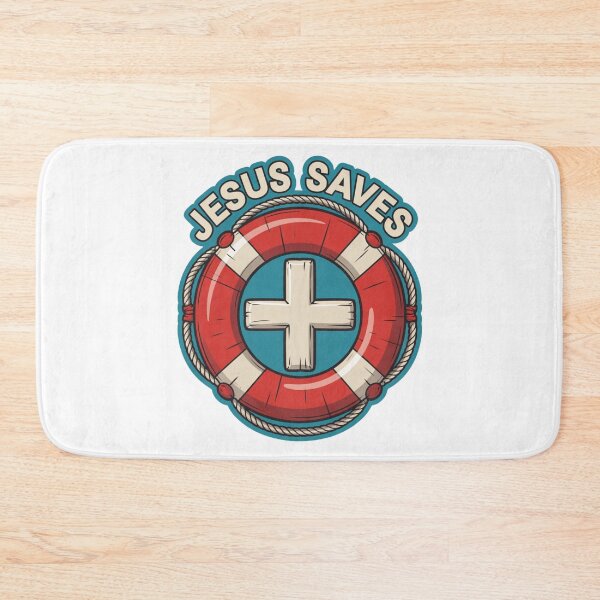 Item preview, Jesus Saves – Lifebuoy Faith Shirt designed and sold by GENX-AUTISM-DAD.