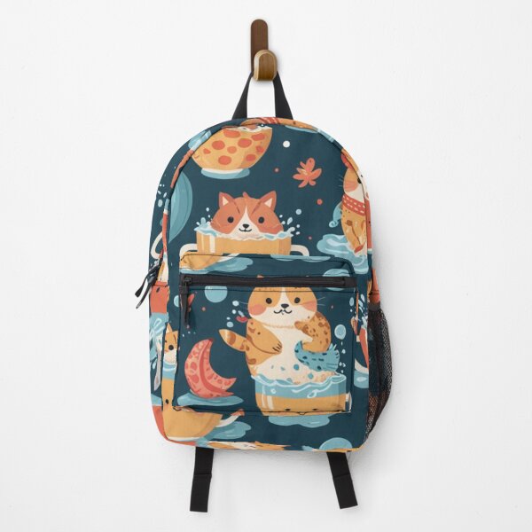 Item preview, Cat taking a cup bath designed and sold by Vamystic.