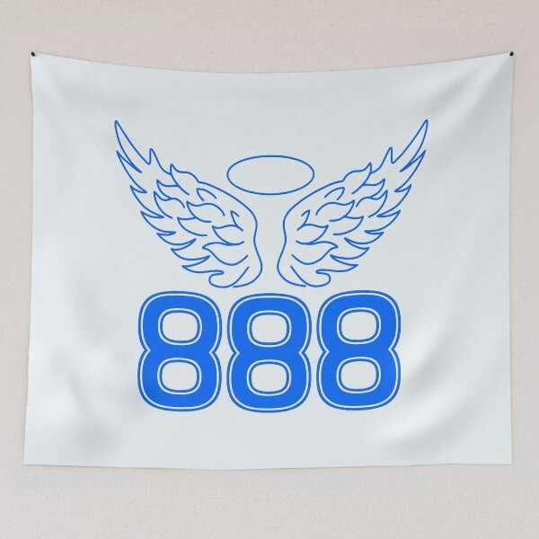 Item preview, Angel Number 888 Blue designed and sold by Jeallan Designs.