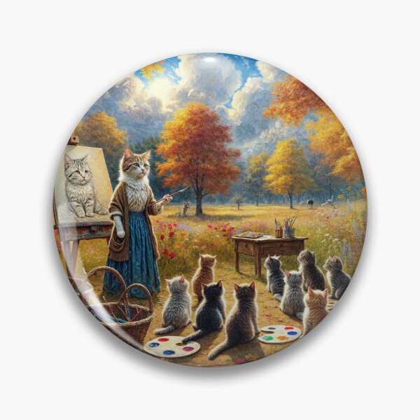 Item preview, Preschool Art Lesson for Kittens designed and sold by M-Y-A-R-T-.