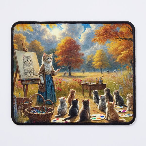 Item preview, Preschool Art Lesson for Kittens designed and sold by M-Y-A-R-T-.