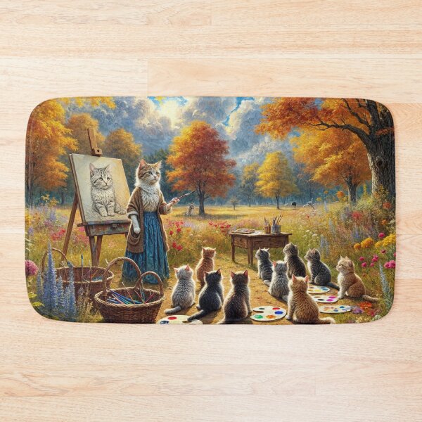Item preview, Preschool Art Lesson for Kittens designed and sold by M-Y-A-R-T-.