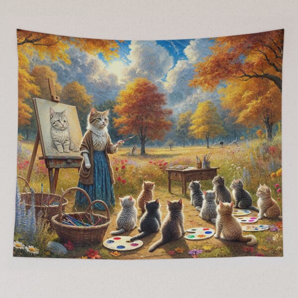 Item preview, Preschool Art Lesson for Kittens designed and sold by M-Y-A-R-T-.