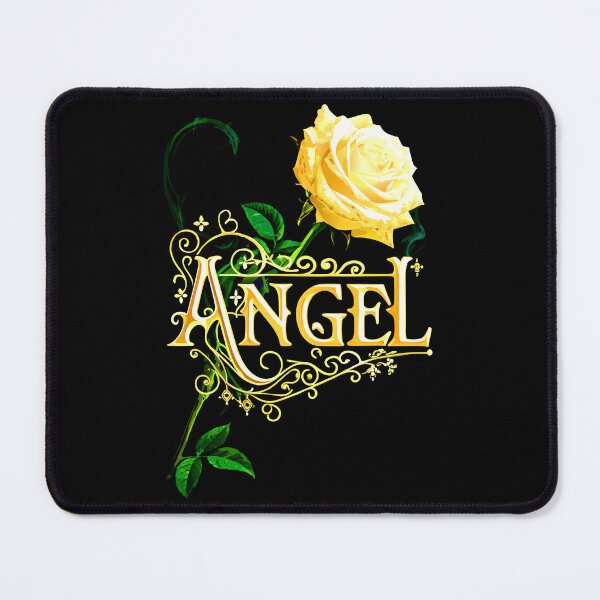 Item preview, Gothic Rose Angel Vintage Typography Artwork designed and sold by VikArtStudio.