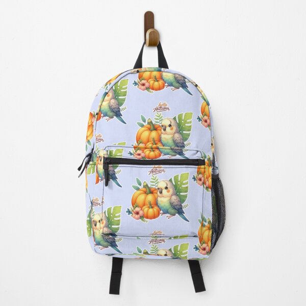 Item preview, Autumn Pumpkin Parrot – Cute Tropical Fall Bird Illustration designed and sold by Sugar Wisdom .