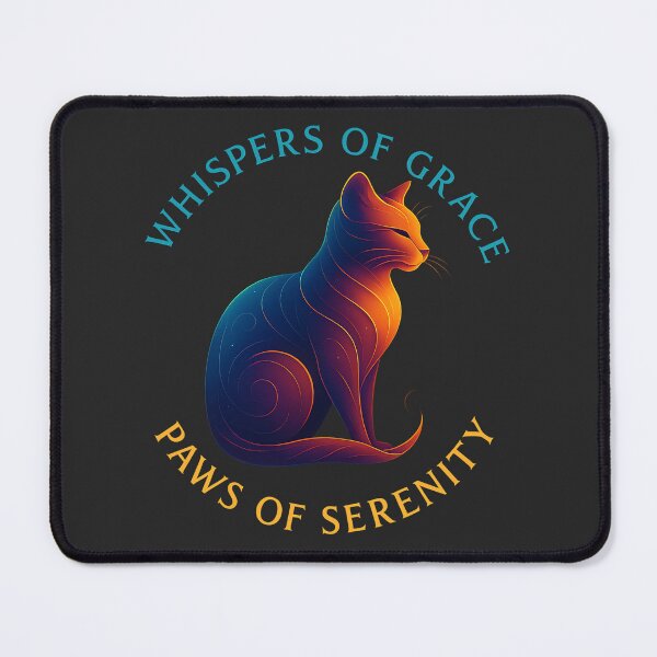 Item preview, Mystical Glowing Cat Art Poster – Whispers of Grace, Paws of Serenity designed and sold by Raslanity.