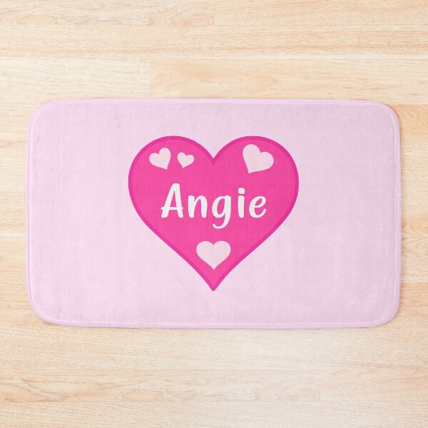 Item preview, Angie Name Pink Heart  designed and sold by Jeallan Designs.