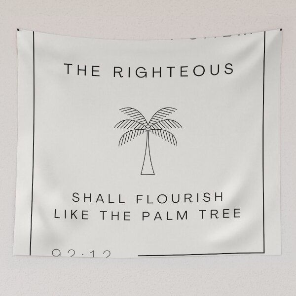 Item preview, 92:12 	The righteous shall flourish like the palm tree designed and sold by Undonemadenew.