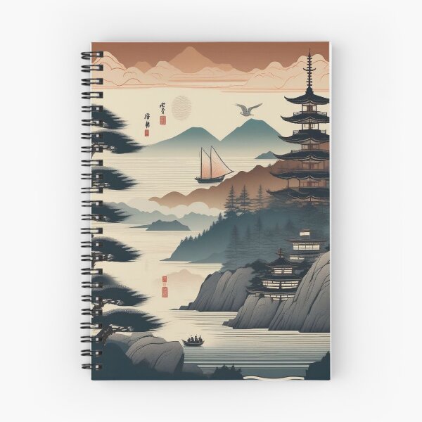 Item preview, Sailing to a Faraway Land – Vintage Japanese Ukiyo-e designed and sold by Vandy Fullam.