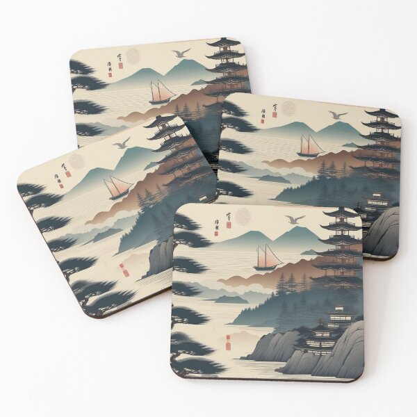 Item preview, Sailing to a Faraway Land – Vintage Japanese Ukiyo-e designed and sold by Vandy Fullam.