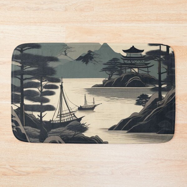 Item preview, Ukiyo-e Horizon – Traditional Japanese Travel Scene designed and sold by Vandy Fullam.