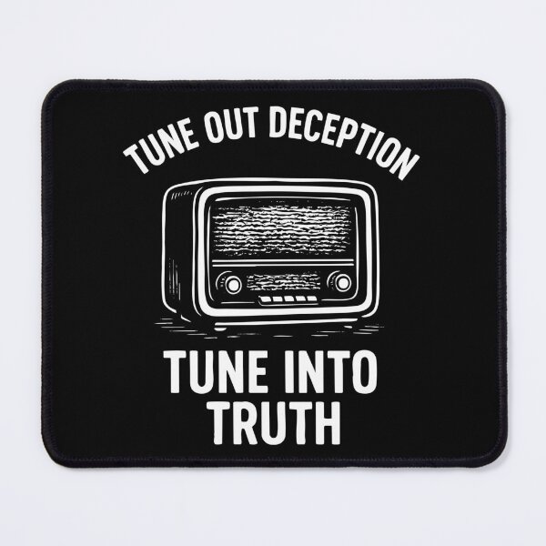 Item preview, Vintage Radio Design Truth Movement Anti Propaganda Resist Media designed and sold by w1ckerman.