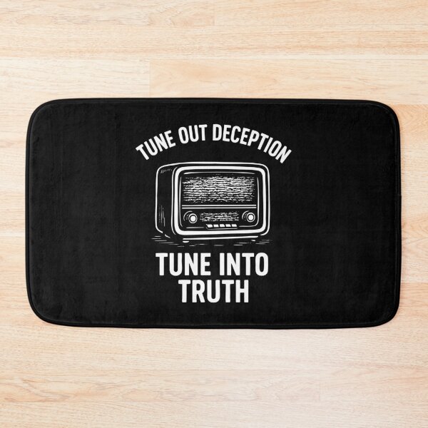 Item preview, Vintage Radio Design Truth Movement Anti Propaganda Resist Media designed and sold by w1ckerman.