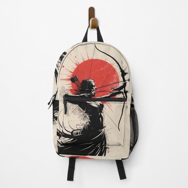 Item preview, Female Archer - Strength and Precision in the Rising Sun designed and sold by FusiTink.